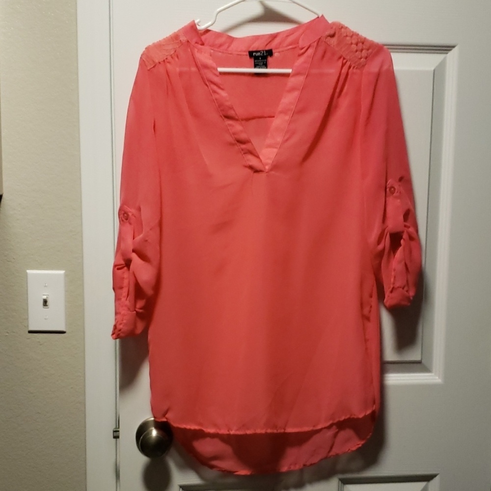 Pink blouse